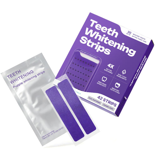 MARÉE Teeth Whitening Strips — 42 Strips, 21 Pouches